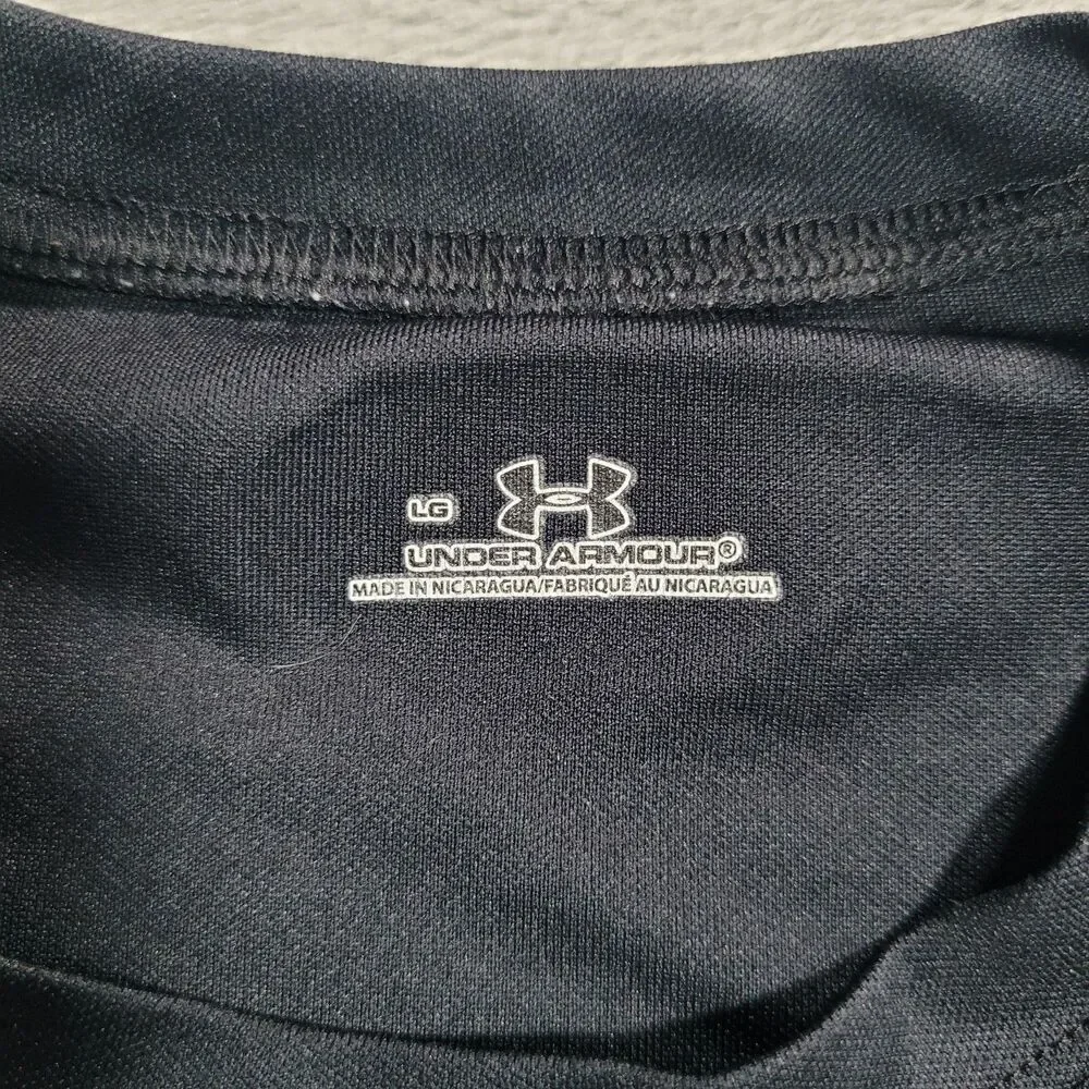 South Carolina Gamecocks Shirt Mens Large Black NCAA Football Under Armour Tee - Picture 3 of 10